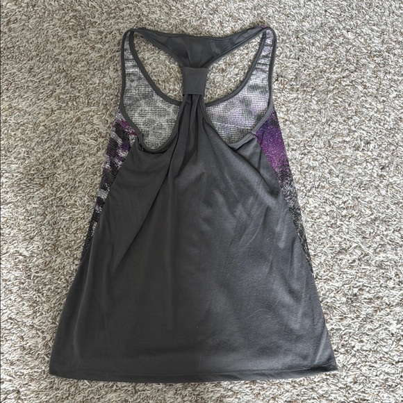 Purple and Black Sequin Tank - Picture 2 of 3